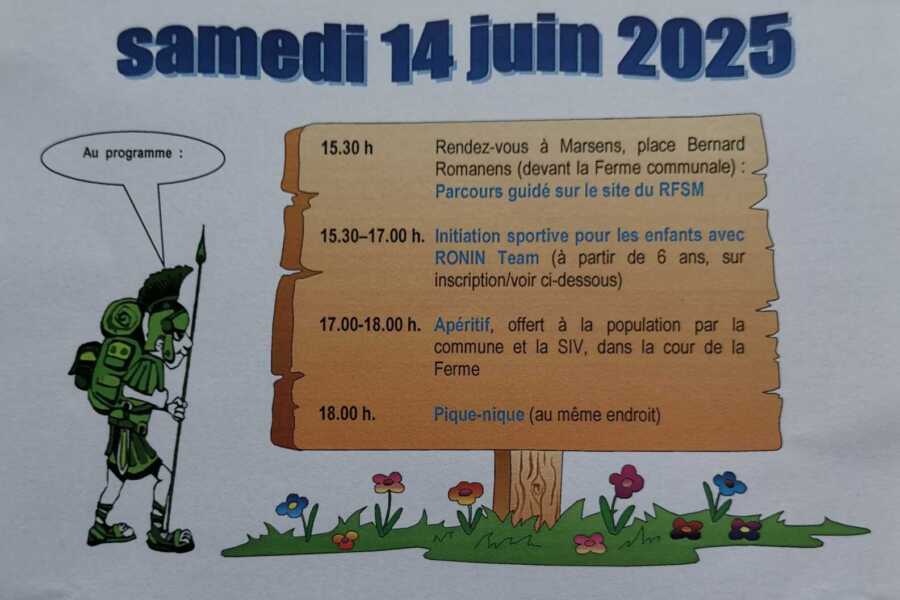 Pique-nique du sentier des découvertes, le samedi 14 juin 2025
